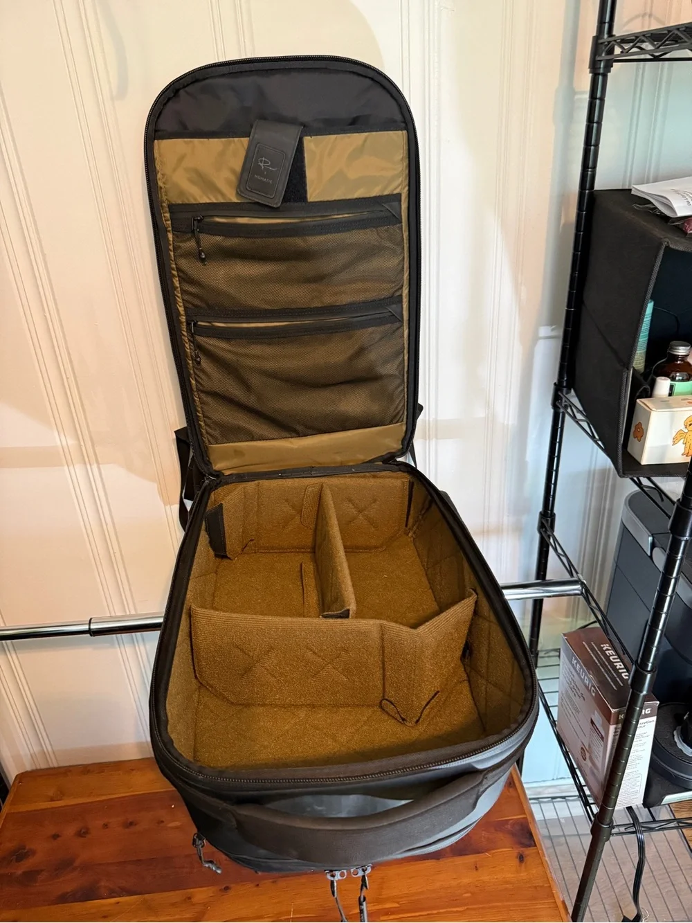 Black Camera Backpack with Padded Laptop Compartment - Nomatic x Peter McKinnon